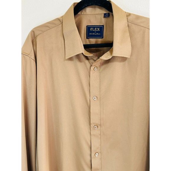 Flex Men's Luxury Collection Italian Long Sleeve Button Up Shirt, Size 2XL - Picture 1 of 4